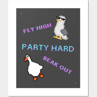 Duck Meme Shirt Deal With It Posters and Art